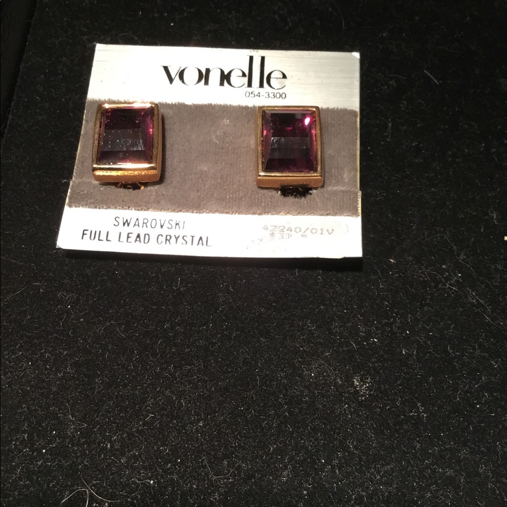 Swarovski crystal necklace and earring set - Picture 3 of 4